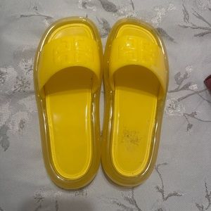 Yellow Jelly Tory Burch Sandals